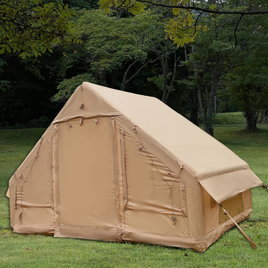 1-2 PERSON TENT Triangle Inflatable Camping Tent | Quick Setup | 4-Season Waterproof Windproof Outdoor Tent | Portable House Hiking & Fishing Special