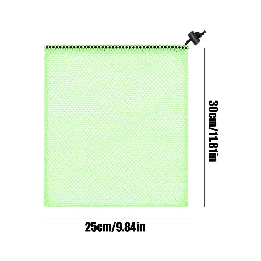 Golf Ball Bag Pouch Training Practice Drawstring Organizer Mesh Golf Ball Storage Bag For Fathers Husbands Grandfathers Gym Men