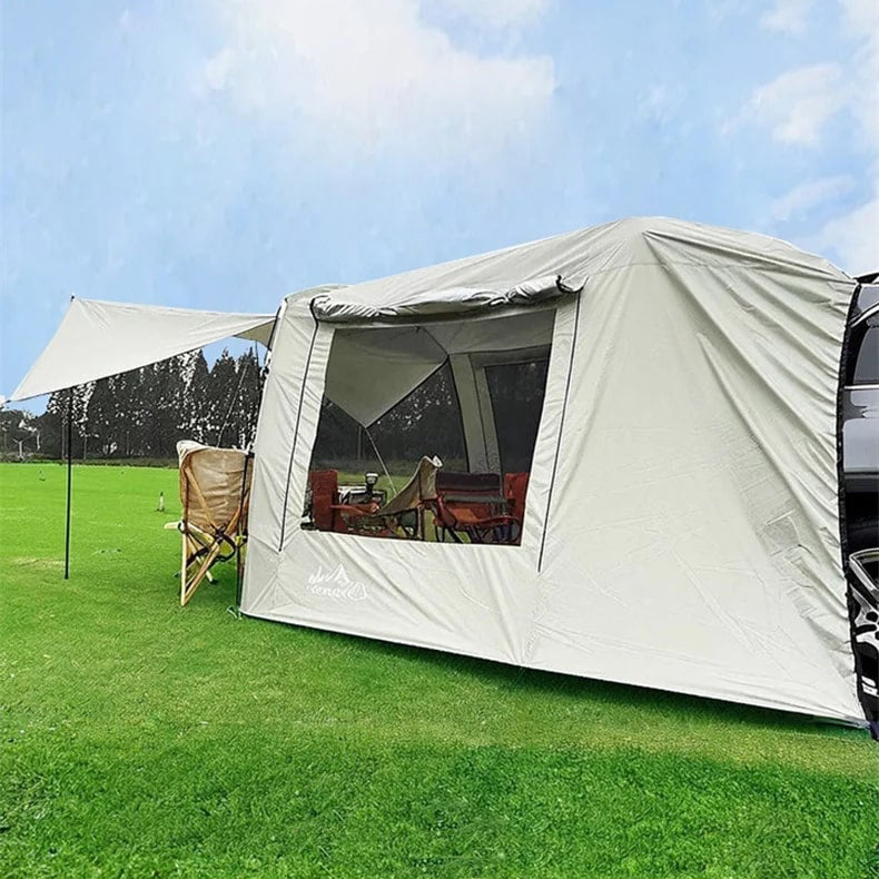 3-4 PERSON TENT Trunk Docking Tent | Portable Waterproof SUV Tail Tent | Dome Tent | Sunshade Tunnel Tent | Large Tent
