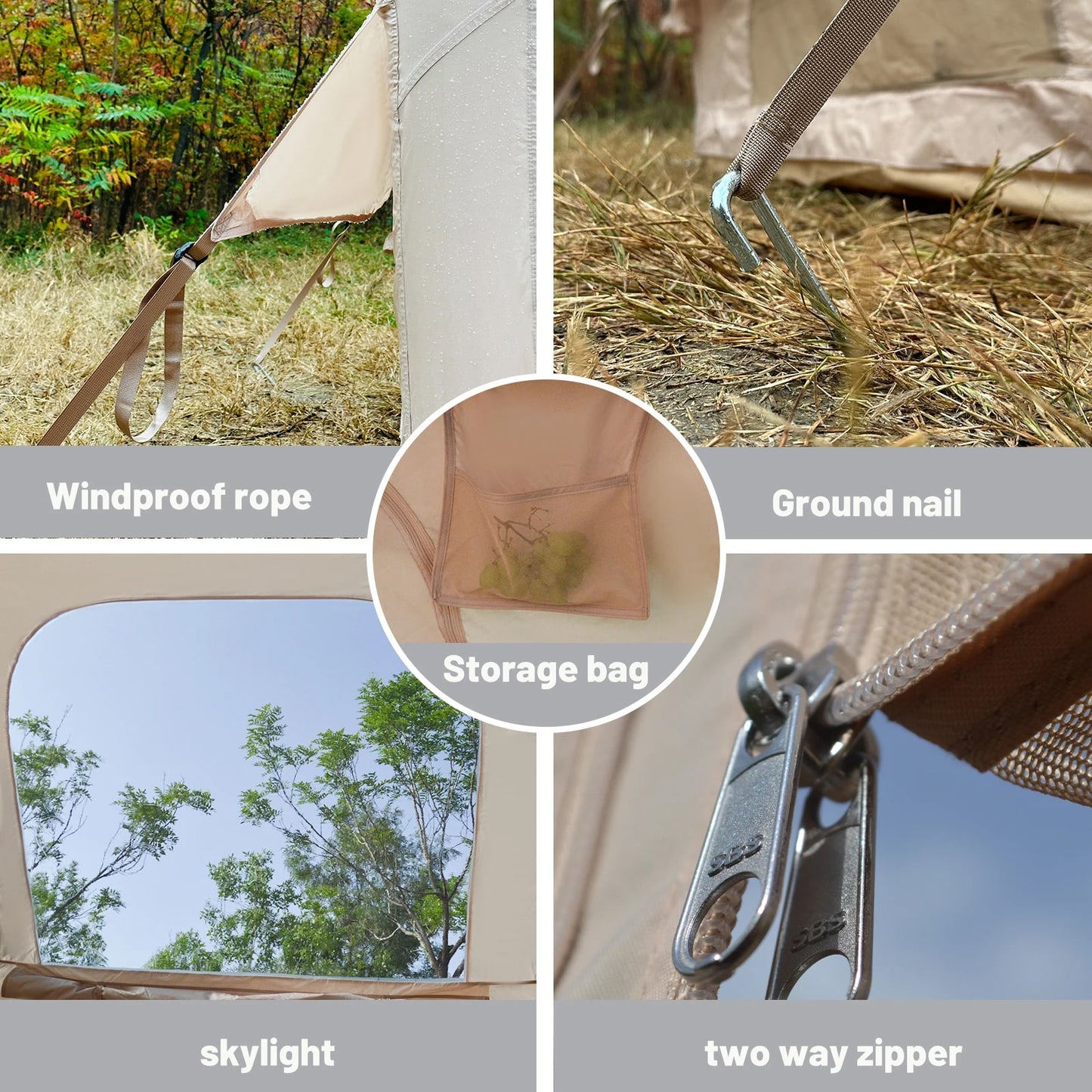 1-2 PERSON TENT Triangle Inflatable Camping Tent | Quick Setup | 4-Season Waterproof Windproof Outdoor Tent | Portable House Hiking & Fishing Special