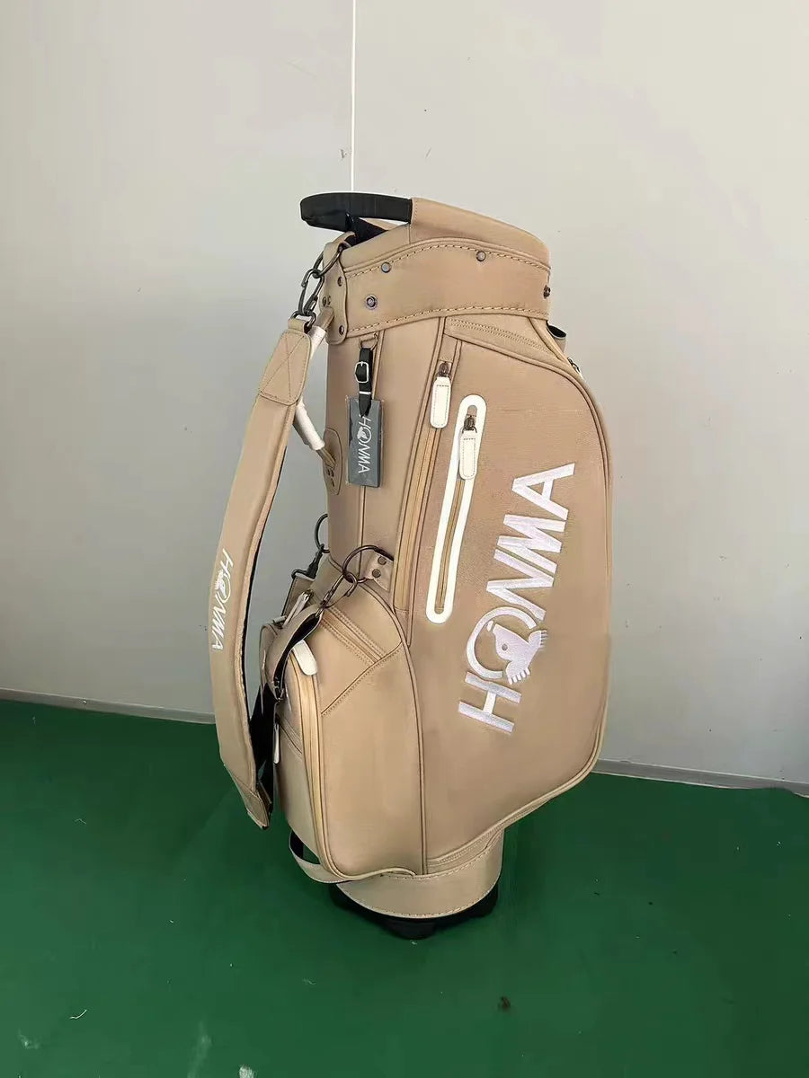 HONMA Golf Stand Bag Premium Nylon Waterproof Golf Club Bag Lightweight Carry Bag Large Capacity Men Women Golf Equipment