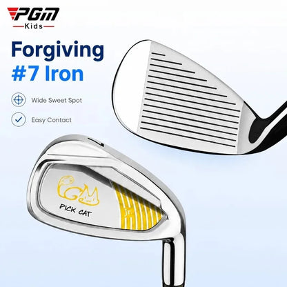 Golf Club Boys And Girls #7 Iron Children'S Beginner Practice Lightweight Carbon Club Height Elastic Carbon Rod