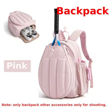 Tennis Badminton Rackets Bag Large Storage Outdoor Travel Sports Training Commuting Shoulder Bags Pickleball Paddle Handbag