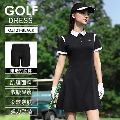Pgm spring/summer golf clothing women's short skirts women's dresses women's dresses tennis skirts sports skirts summer