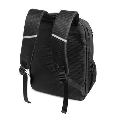 Large Capacity Tennis Backpack Sports Racket Pack Holds 1-2 Tennis Rackets Outdoor Badminton Bag With Shoe Pocket Black Pink