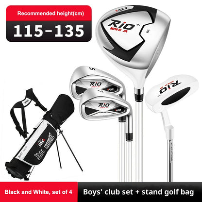 PGM Children's Golf Club Junior Boys Beginner Set Girls' Ball Bag Set Youth Graphite Shaft JRTG017