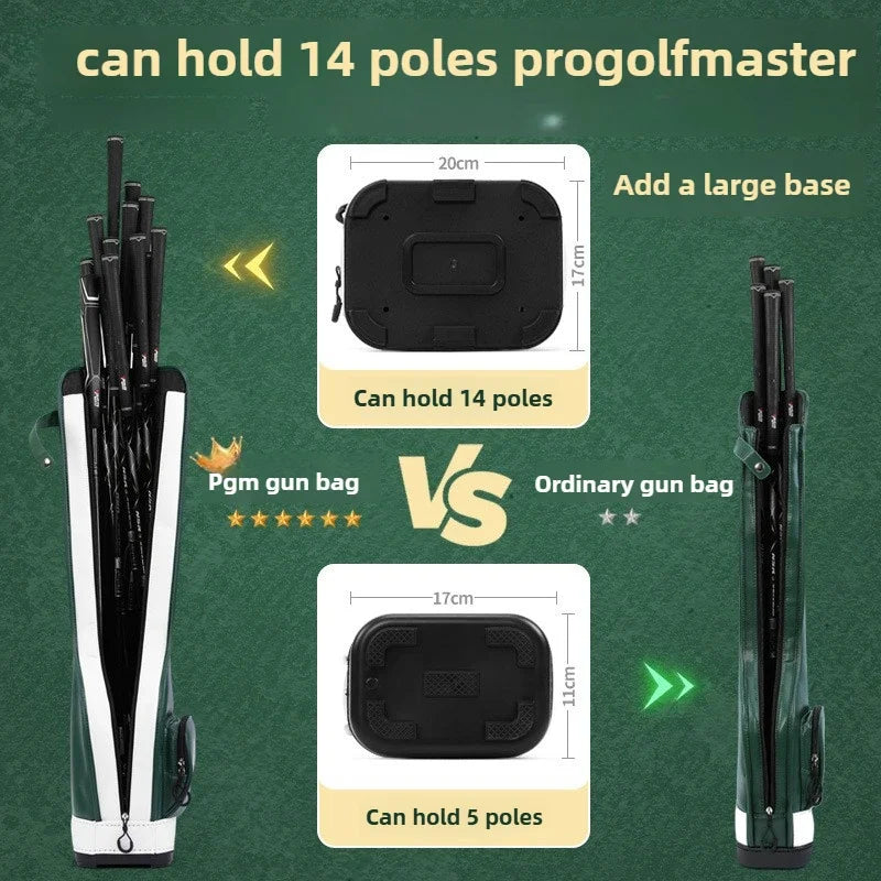 New Golf Half Sunday Bag for Men Women Super Lightweight Portable Waterproof Golf Carry Bag Holds Up To 14 Clubs QIAB031