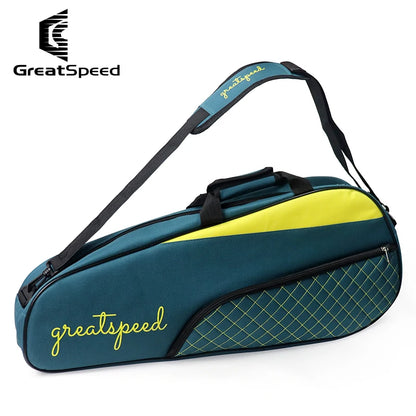 Greatspeed 3-6Pcs Tennis Badminton Raquet Sports Bag One Shoulder Pack Men Women Simple Racket Bags
