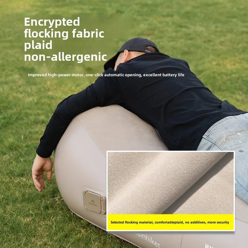 Fast Inflatable Air Sofa Bed | Outdoor Portable Air Mattress | Lazy Camping Automatic Inflatable Sleeping Mat | Updated