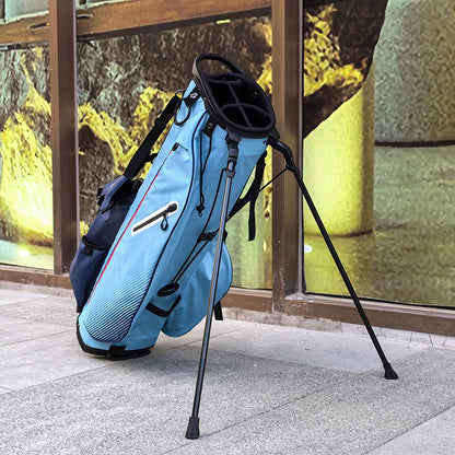 5 Divider Golf Stand Bag, Lightweight 2KG Waterproof Nylon Golf Bag with Multi-Function Storage Pockets