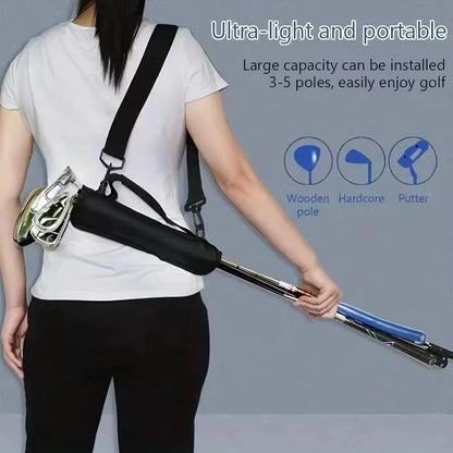 Golf Bags Men Stand Bag Mini Lightweight Carrier Bag Carry Driving Range Golf Training Case With Adjustable Shoulder Strap golf bag wheel golf bag