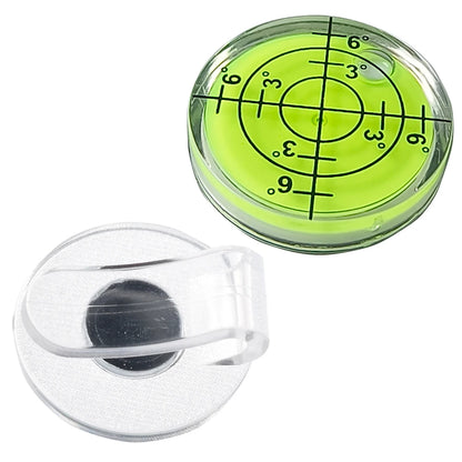 Plastic Golf Hat Clip Golf Club Hat Cap Clip With Detachable Magnetic Ball Marker Golf Level Function Marks Magnetic Cap Clip