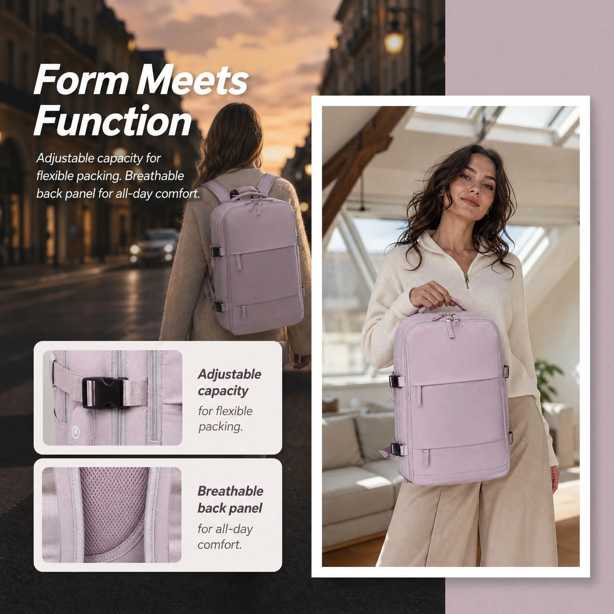 Concise USB Charging Laptop Backpack Women Bag High Quality Nylon Business Computer Backpack Women Outdoor Travel Backpack Women