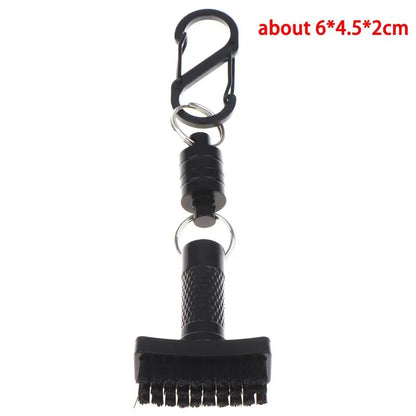 Mini Golf Club Cleaning Brush Groove Cleaner Portable Quick-Release Golf Accessories For Outdoor Golf Sports