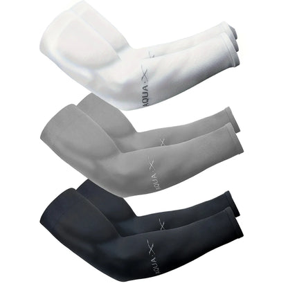 3Pairs Fashion Sun Ice Silk Sleeves Unisex Summer Sun Protection Arm Sleeves Suitable for Outdoor Riding, Driving, Fishing