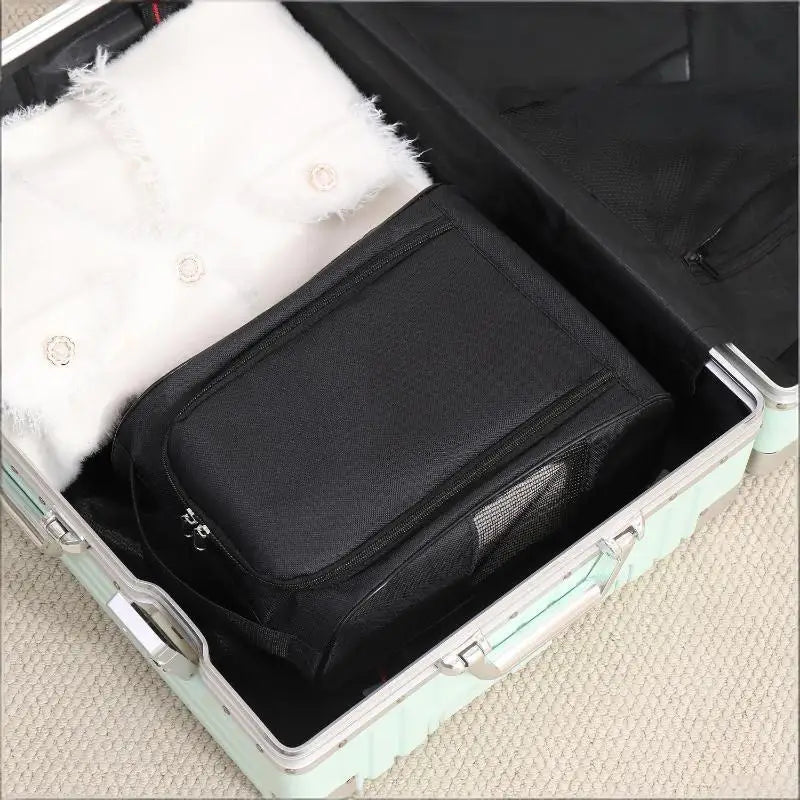Portable Golf Shoe Bag Oxford Cloth Shoe Carrier Bags Breathable Lightweight Golf Handbag Dustproof Football Tennis Shoe Bag