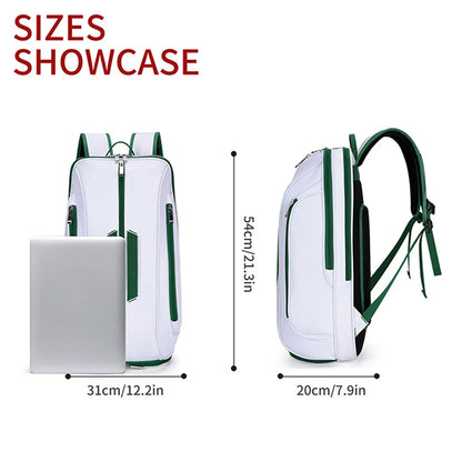 1PCS Tennis Backpack Tennis Bag for Women Men - Tennis Bag Holds 2 Rackets, Badminton Squash, Pickleball Paddles Balls