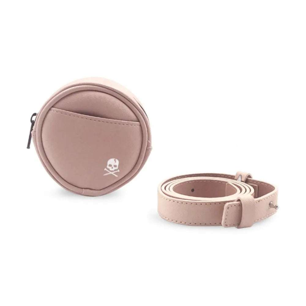 Leather Golf Waist Bag 4 Balls Capacity Protective Golf Storage Case Tee Holder Multi-function Golf Ball Storage Clip Men/Women