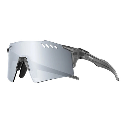 SCVCN Red Photochromic Sunglasses Cycling Glasses Sports for Men Mountain Bike Road Bicycle Eyewear Fashion Goggles MTB UV400
