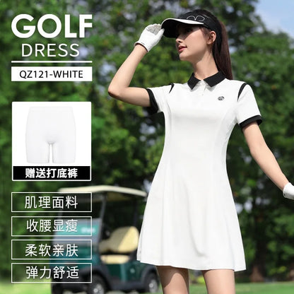 Pgm spring/summer golf clothing women's short skirts women's dresses women's dresses tennis skirts sports skirts summer