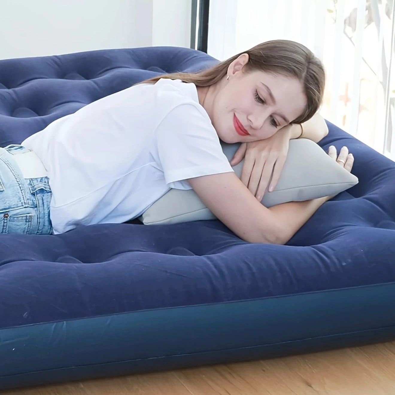 Camping & Home Use Air Mattresses | Twin & Queen Size (Single & Double) | Inflatable Sleeping Pads