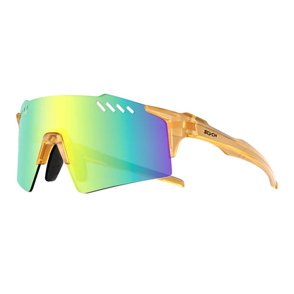 SCVCN Red Photochromic Sunglasses Cycling Glasses Sports for Men Mountain Bike Road Bicycle Eyewear Fashion Goggles MTB UV400
