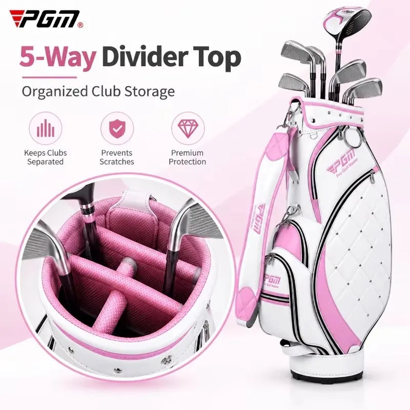 Women Golf Bag Portable Thickened Waterproof Cloth Ball Bag GOLF Wear Resistant High Quality Light TPU Golf Clubs Bag