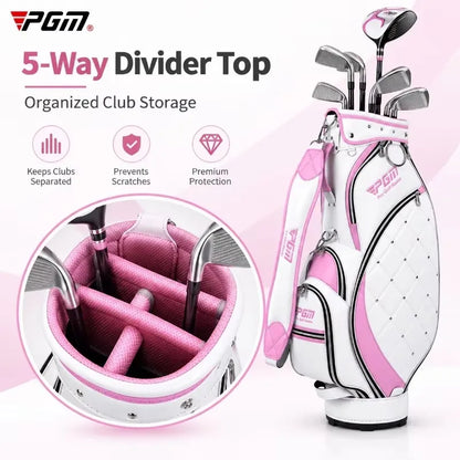 Women Golf Bag Portable Thickened Waterproof Cloth Ball Bag GOLF Wear Resistant High Quality Light TPU Golf Clubs Bag