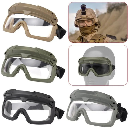 Tactical Goggles Gear Riding Windproof Eyewear Glasses Shooting Protection Tactical Goggles UV Protection Sport Glasses