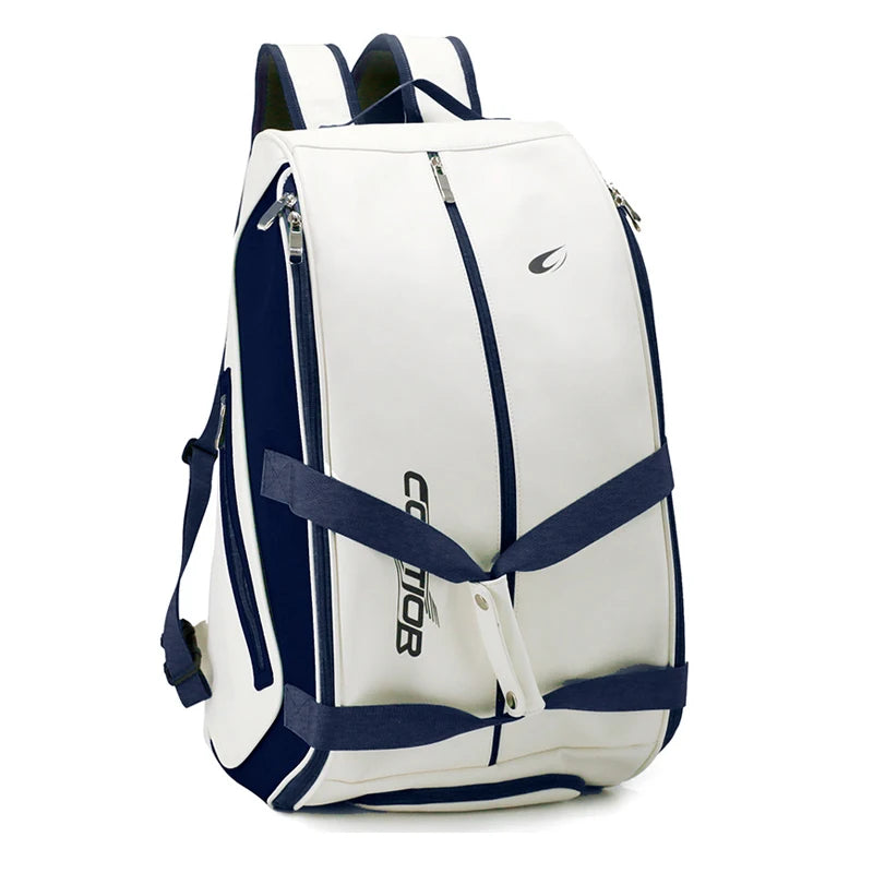 Professional Tennis Racket Backpack Adult Large Capacity Padel Pickleball Racquet Bag Shoe Compartment Squash Badminton Backpack