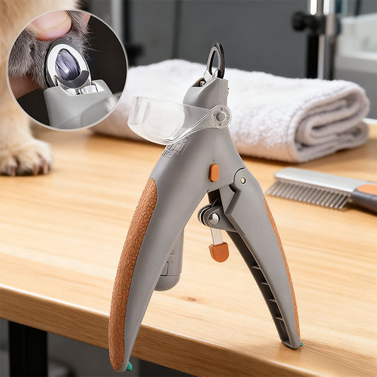 LED Light Pet Nail Clipper | With Amplification Function | Dog Cat Special | Nail Trimmer Tool | Pet Grooming Cleaning Supplies