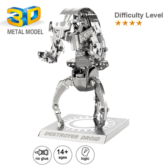 3D Metal Puzzle DIY Model Building Kit Adult Toys Birthday Gift