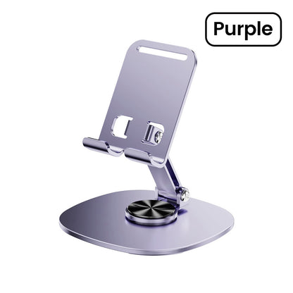 Rotating Table Cell Phone Holder | Desktop Stand | Compatible With iPad Samsung iPhone 15 14 13