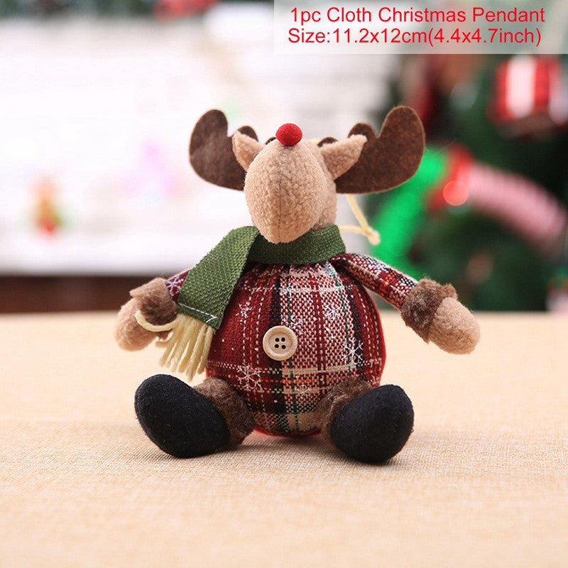 Telescopic Christmas dolls for home Christmas decorations. Christmas ornaments. Christmas and New Year gifts.