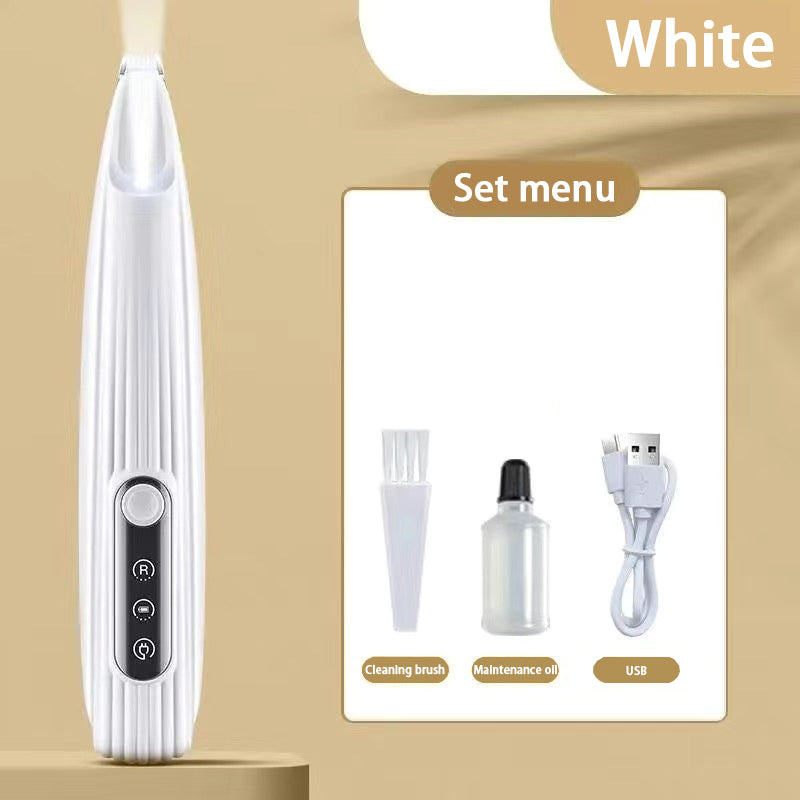 Portable Dog Paw Trimmer | With LED Light | Rechargeable Cordless | Nail Grinder Shaver for Cats And Other Pets | Nail Grooming Tools