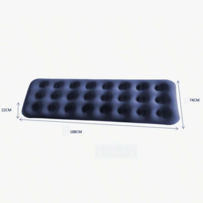 Single/Double Inflatable Air Mattress | Air Bed With Built-In Electric Pump | Camping Airbed | Integrated Pillow & Storage Bag