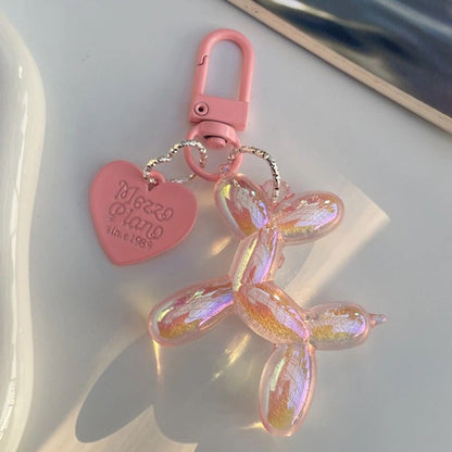 New Balloon Dog Keychain Models for Girls | Sweet Ins Style Balloon Dog Phone Chain Key Buckle Accessories Bag Pendant Toys New