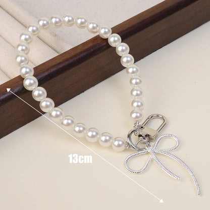 Luxury Pearl Keychain | Women’s Jewelry-Inspired Charm for Phone, Bag & Car Keys