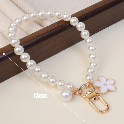Luxury Pearl Keychain | Women’s Jewelry-Inspired Charm for Phone, Bag & Car Keys