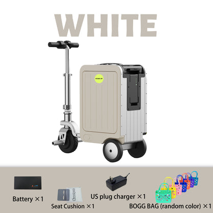 Maleta Fengjiu 20'' Para Cabina | Resistente 150kg | Certificado CE/3C | Con Asiento | Electric Smart Luggage