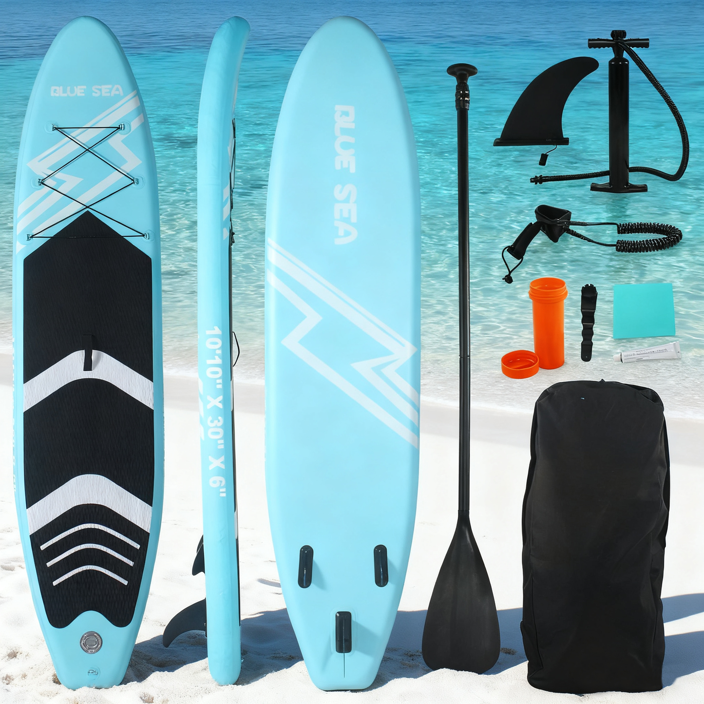 Inflatable Stand Up Paddle Board (SUP) | Versatile Yoga Paddle Board | Premium Accessories Included | For All Adult Skill Levels