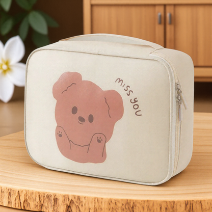 Outdoor Waterproof Toiletry Organizer Large Capacity Travel Makeup Bag Women Girls Cosmetic Pouch