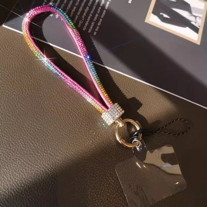 For Cell phone lanyard | pendant phone strap Keychain on the phone Wrist chain | luxury rhinestone pendant chain | diamond bracelet