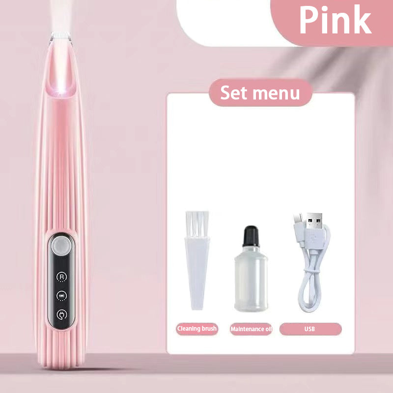 Portable Dog Paw Trimmer | With LED Light | Rechargeable Cordless | Nail Grinder Shaver for Cats And Other Pets | Nail Grooming Tools