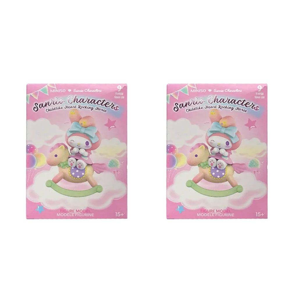 Sanrio Blind Box Childlike Heart Rocking Horse Blind Box Kawaii Doll Anime