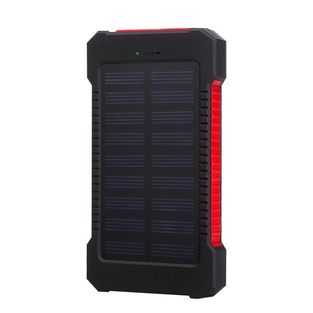 100000mAh Solar Power Bank | Waterproof Portable Solar Panel Charger | For iPhone 16