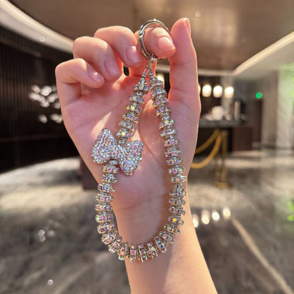 Luxury Pearl Crystal Bead Rhinestone Lanyard | Universal Anti-Lost Key Chain