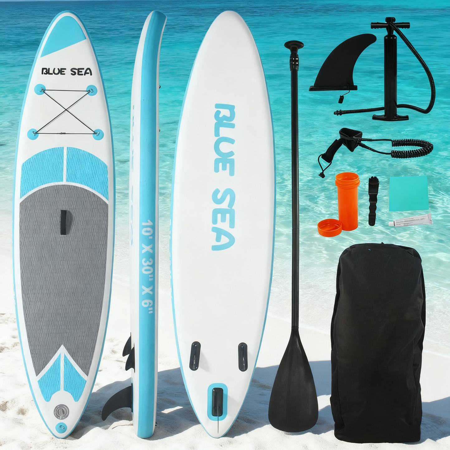 Inflatable Stand Up Paddle Board (SUP) | Versatile Yoga Paddle Board | Premium Accessories Included | For All Adult Skill Levels