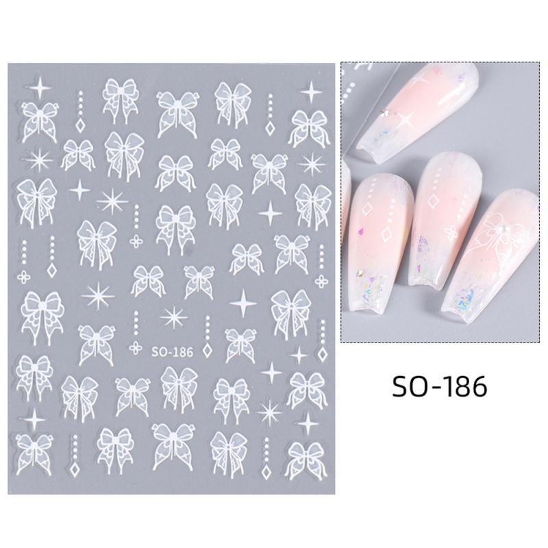Waterproof Nail Stickers Elegant High Quality And Durable Dark Wind With Adhesiv
