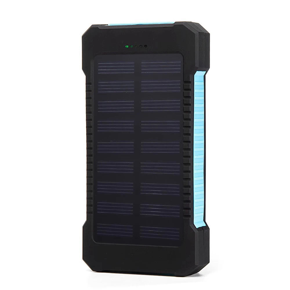 100000mAh Solar Power Bank | Waterproof Portable Solar Panel Charger | For iPhone 16